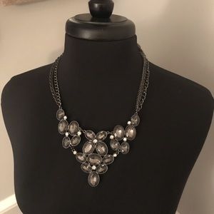 Darker grey necklace